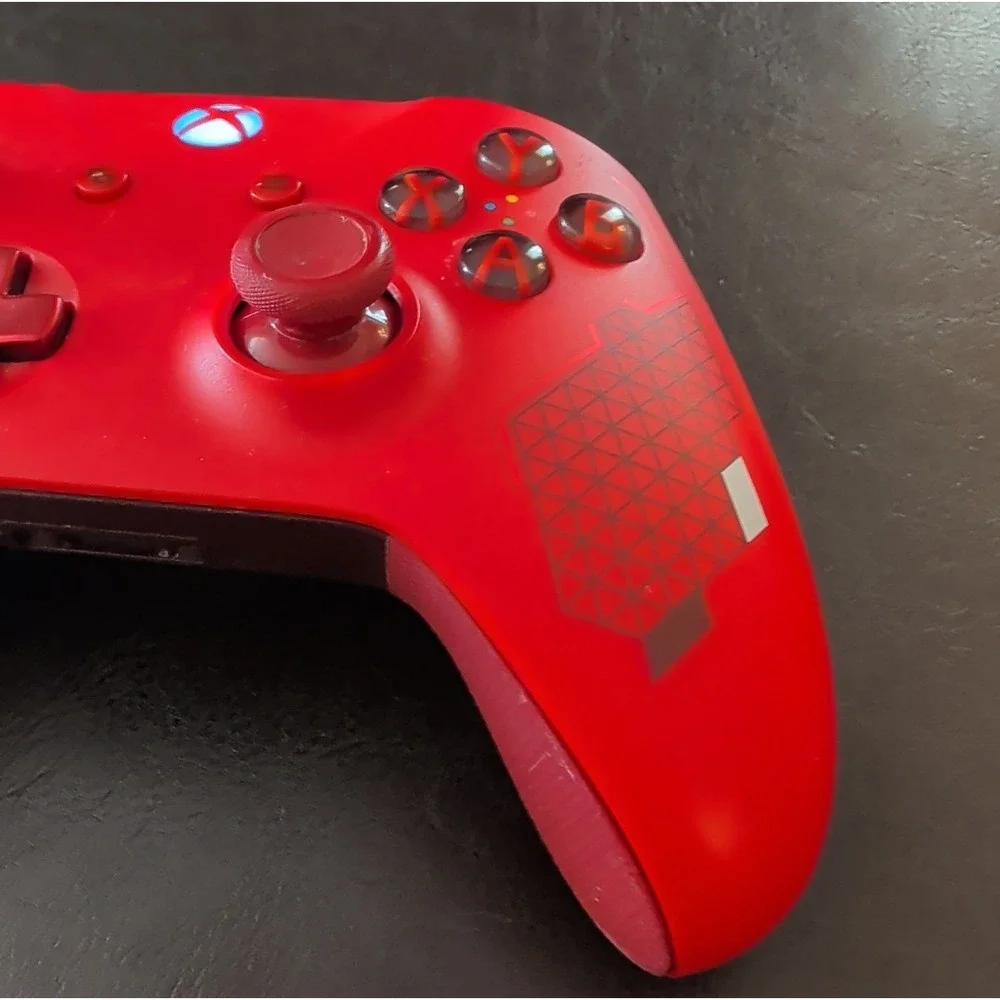 Microsoft XBOX ONE Sport Red Special Edition Wireless Controller 1708 READ